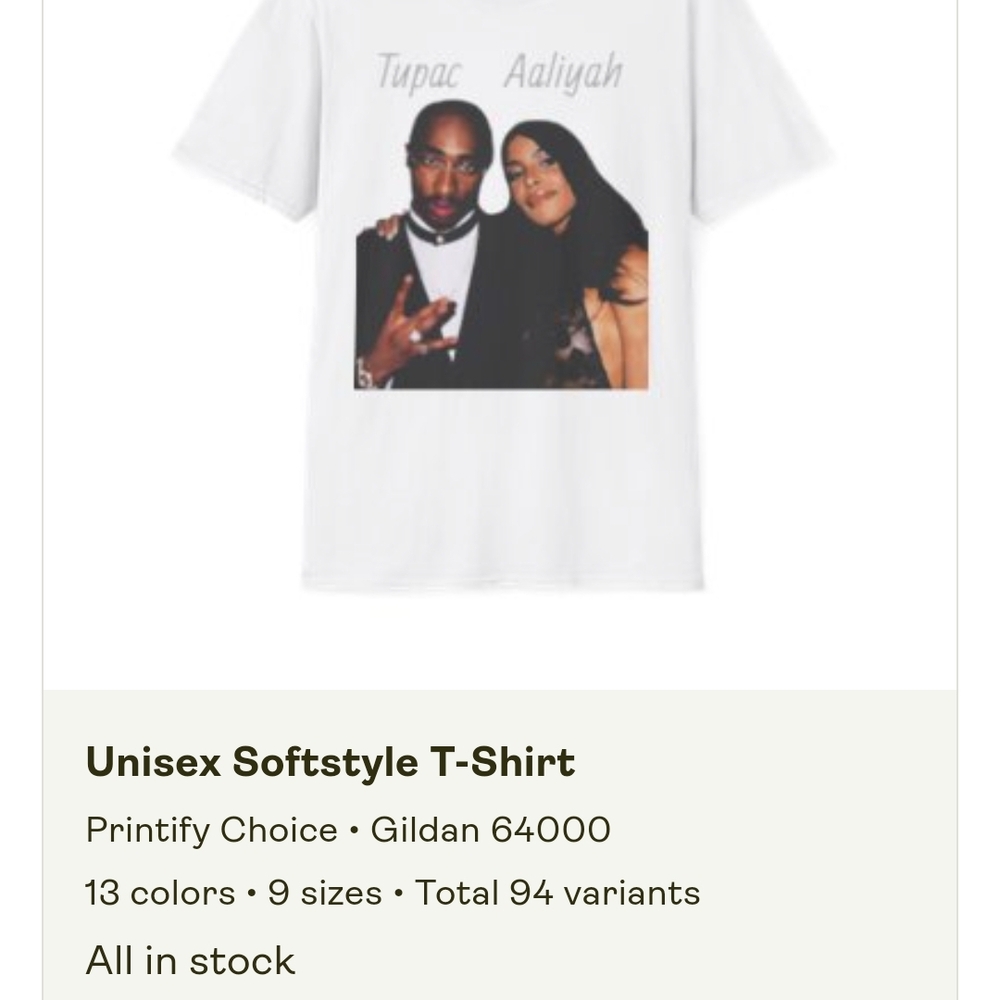 Gildan White Graphic T-Shirt